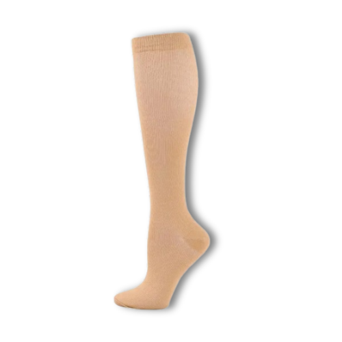 Chaussettes de compression couleur peau