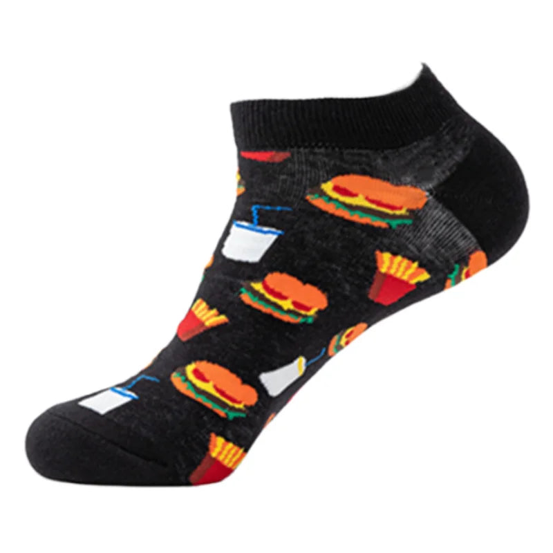 Socquettes motif fast-food | La Sock Box