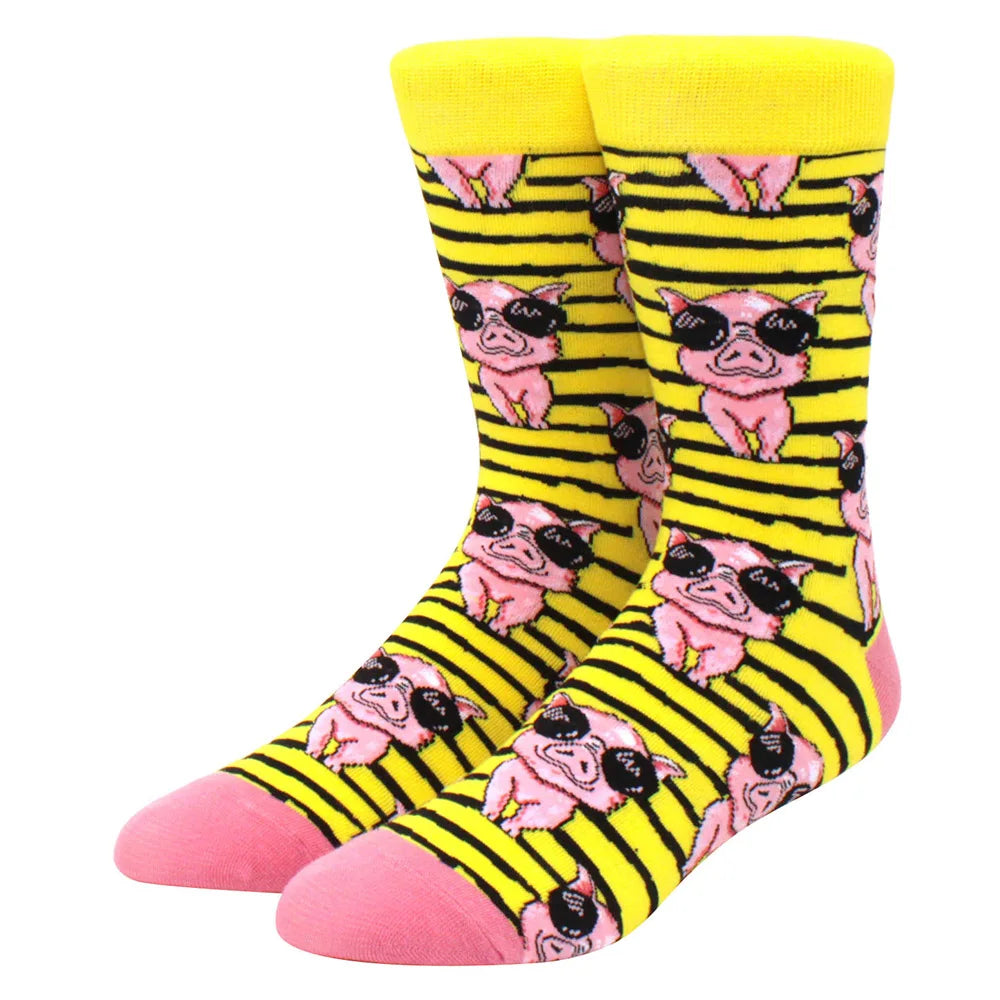 Chaussettes petit cochon star