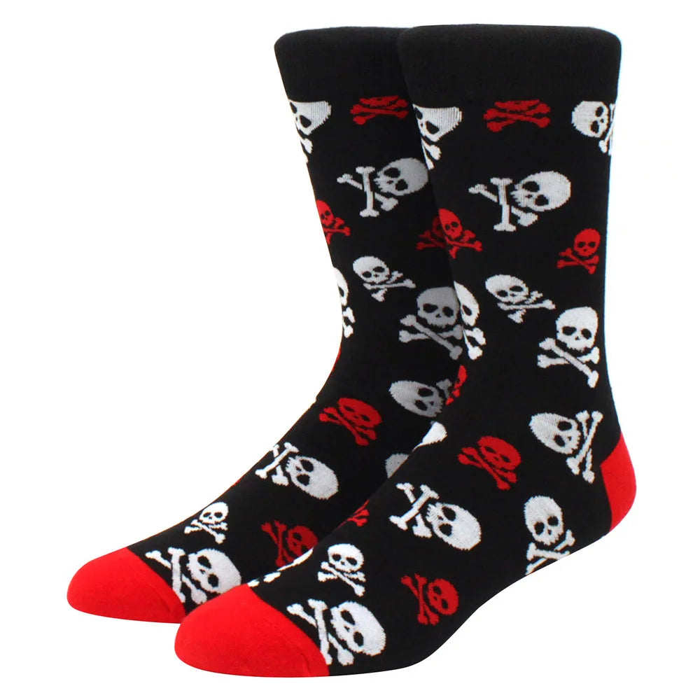 Chaussettes motif crâne