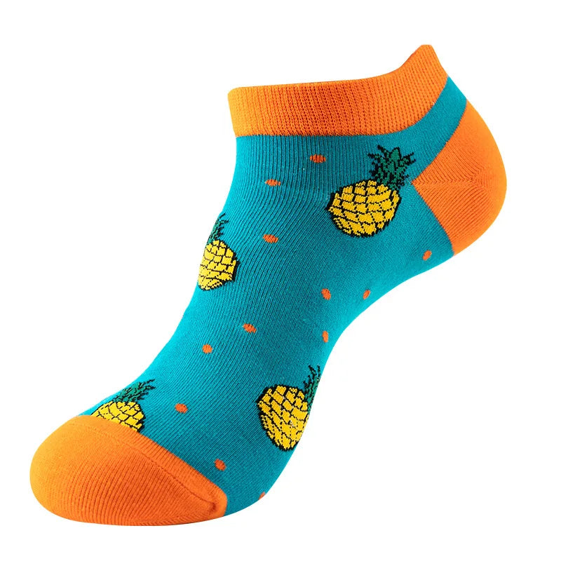 Socquettes motif ananas en fête | La Sock Box