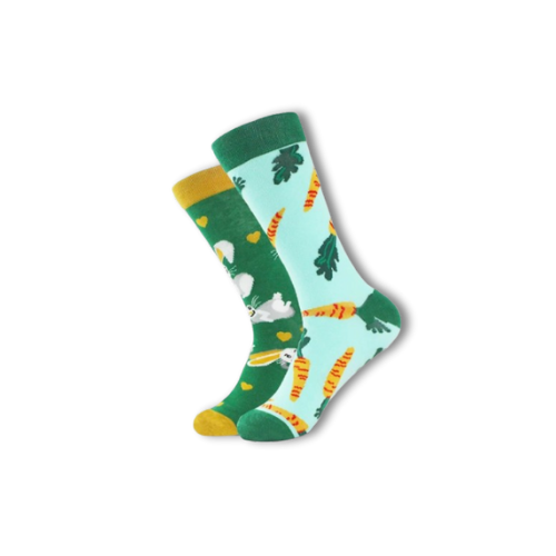 Chaussettes lapin et carotte
