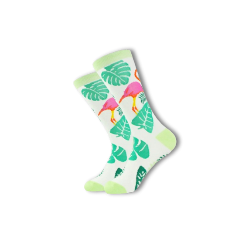 Chaussettes flamant rose