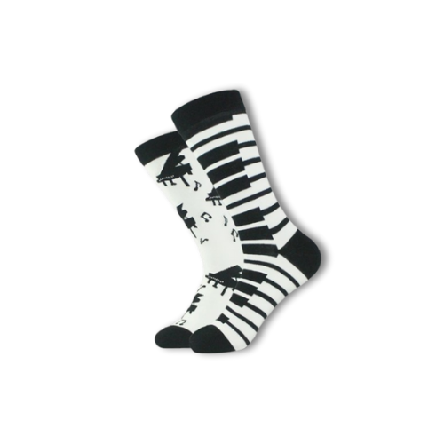 Chaussettes piano et note
