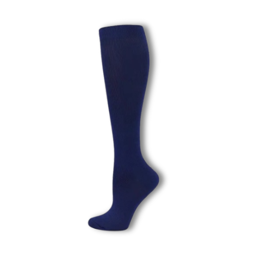 Chaussettes de contention bleues