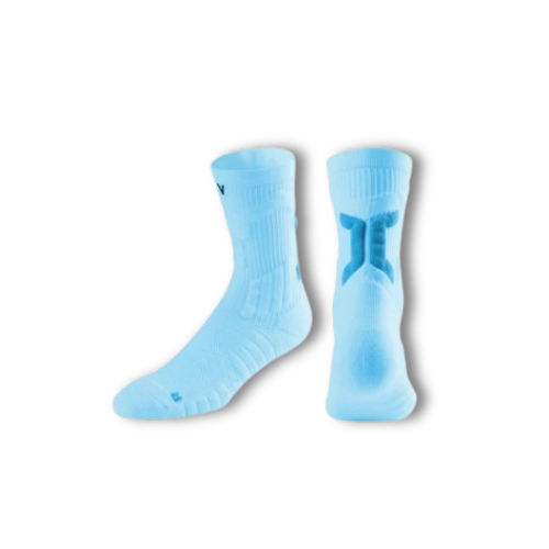 Chaussettes de running bleues