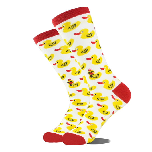 Chaussettes petit canard jaune