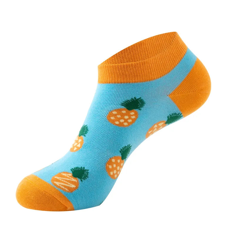 Socquettes motif petit ananas | La Sock Box