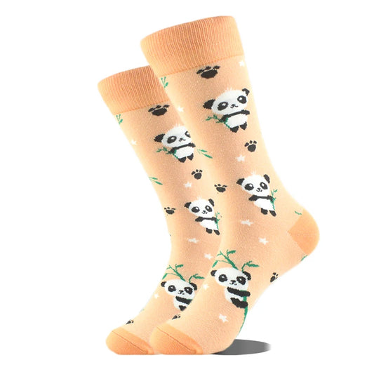 Chaussettes motifs petits pandas