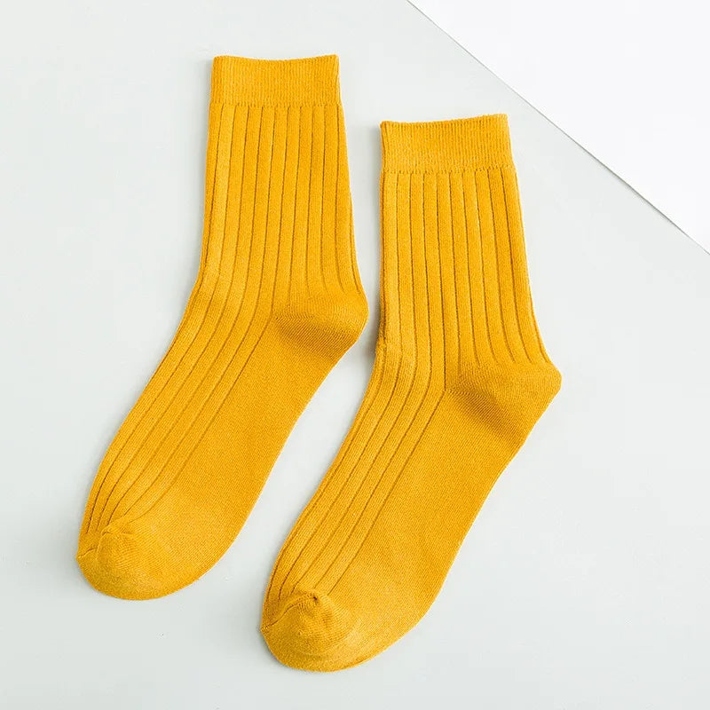 Chaussettes homme jaunes