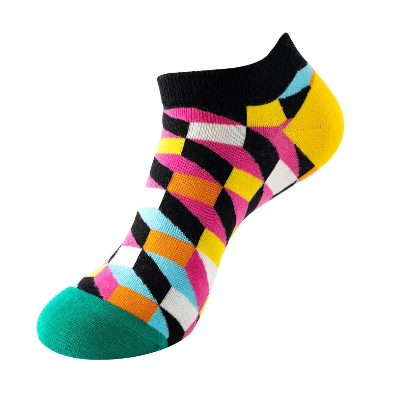 Socquettes motif géométrique | La Sock Box