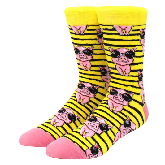 Chaussettes petit cochon star