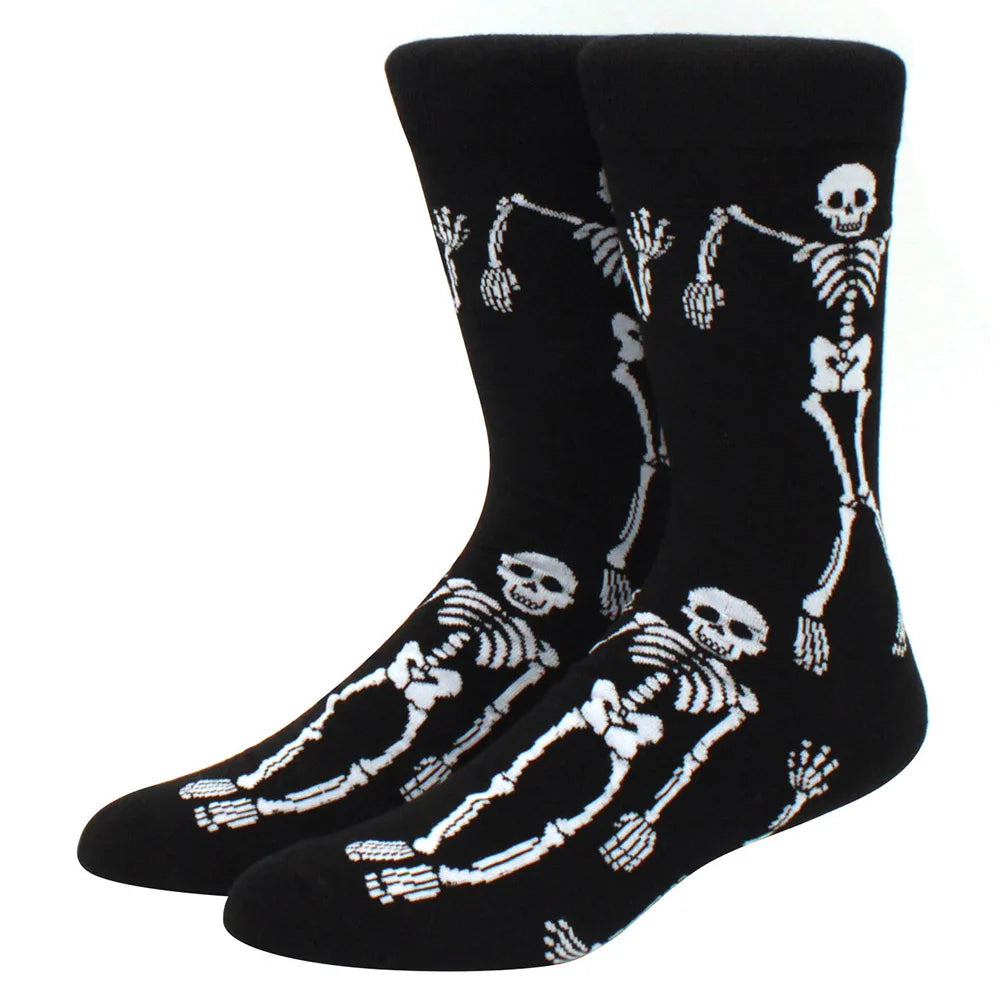 Chaussettes squelette dansant