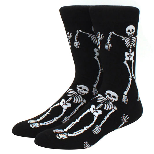 Chaussettes squelette dansant