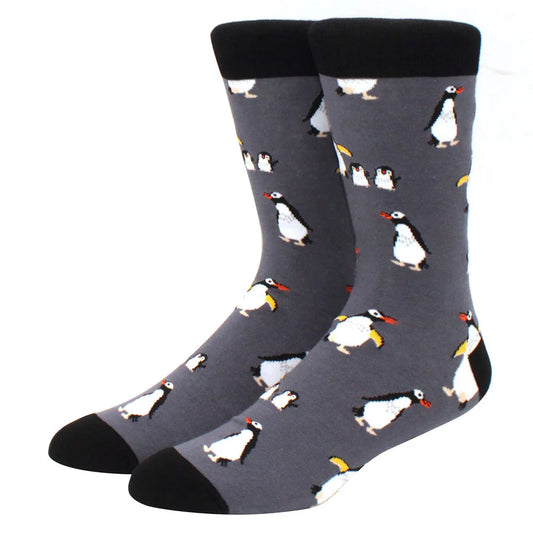 Chaussettes motif pingouin