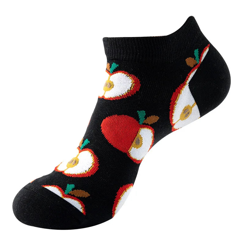 Socquettes motif demi-pommes | La Sock Box