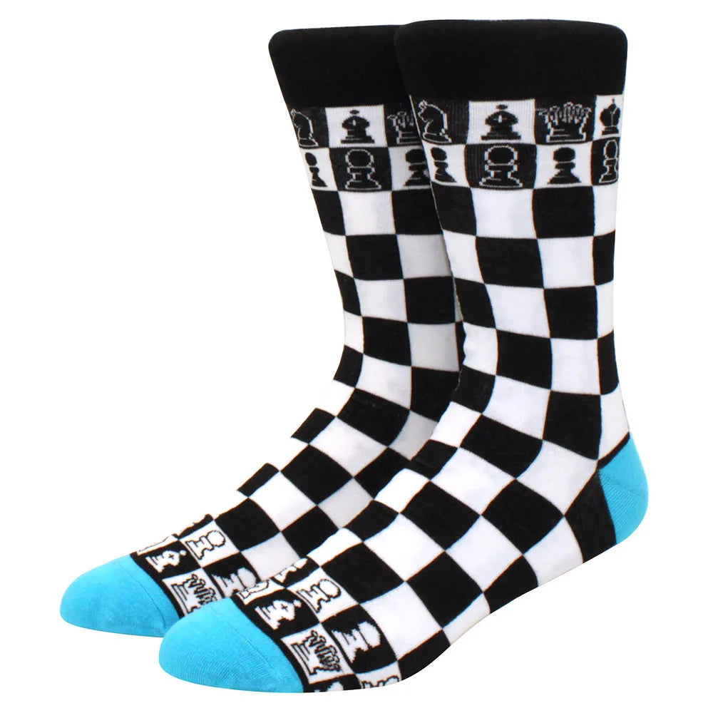 Chaussettes jeu d'échec