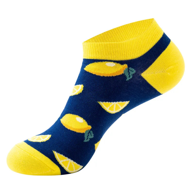Socquettes motif citrons | La Sock Box