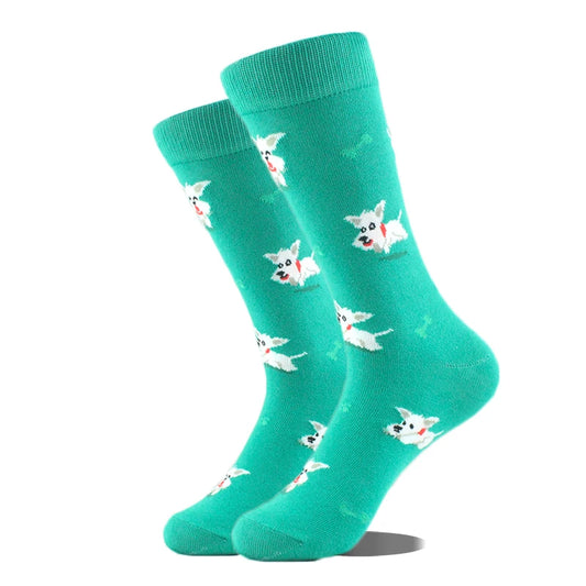 Chaussettes motif petit chien