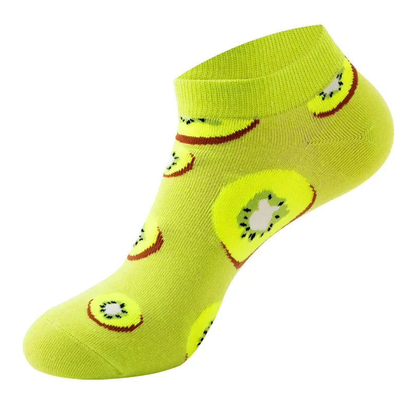 Socquettes motif kiwi | La Sock Box