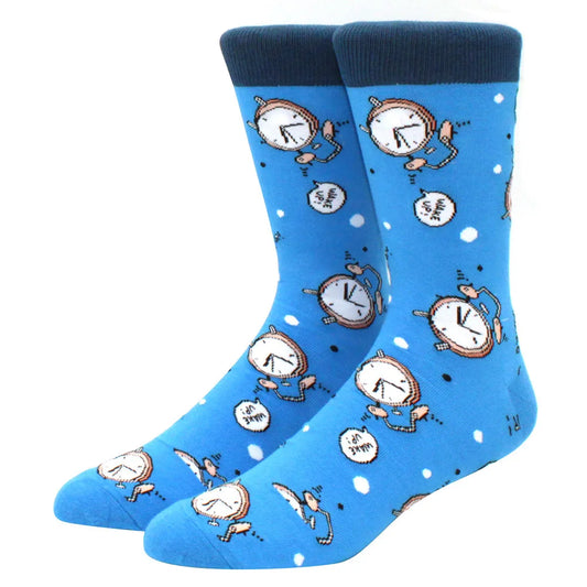 Chaussettes motif réveil