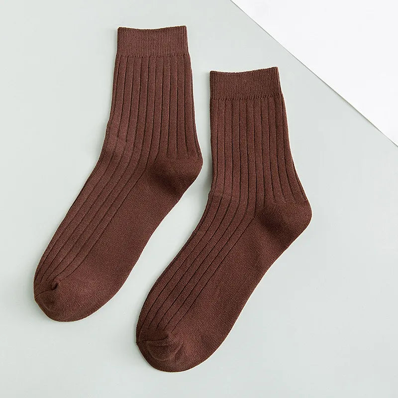 Chaussettes homme marrons