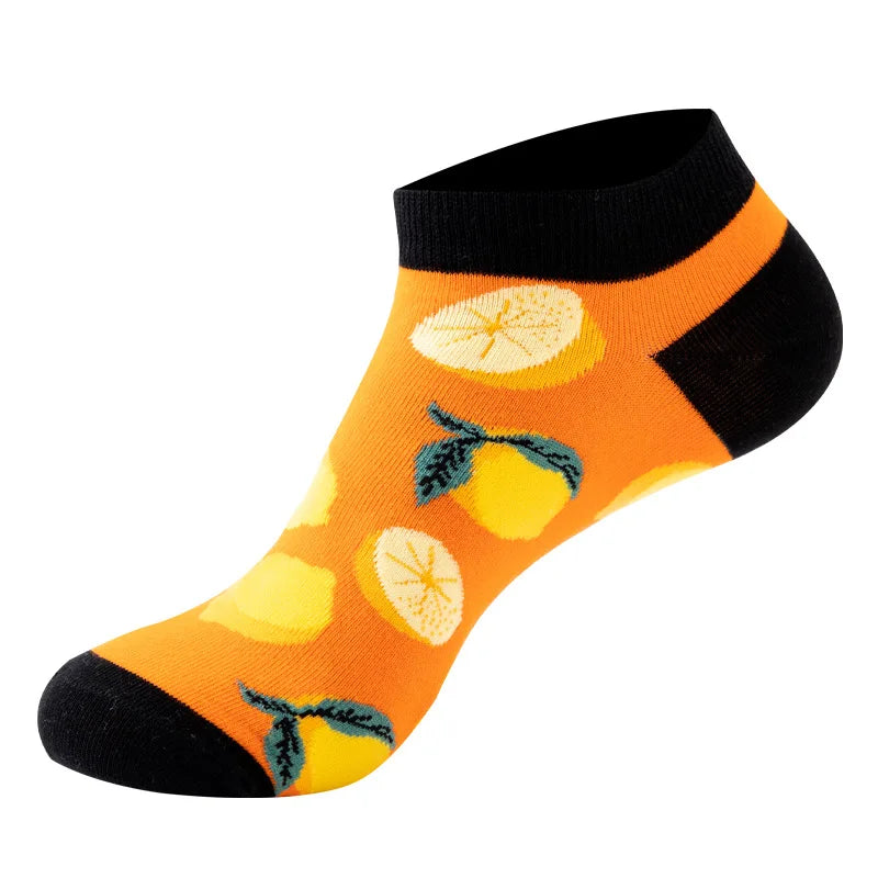 Socquettes motif petits citrons | La Sock Box